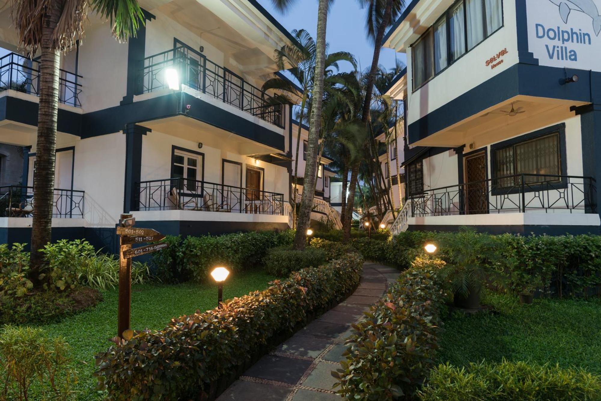 2 Bedroom Apartment In Resort On Candolim Beach Baga Buitenkant foto